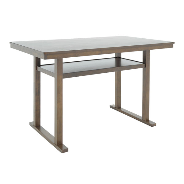 Masa de bar Tenor lemn Natural cauciuc, nuc, 150x90x91 cm