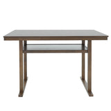 Masa de bar Tenor lemn Natural cauciuc, nuc, 150x90x91 cm