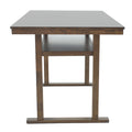 Masa de bar Tenor lemn Natural cauciuc, nuc, 150x90x91 cm, perspectiva suplimentara