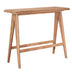 Masa de bar Winslow din lemn de arbore de cauciuc, nuc 120x45x100 cm
