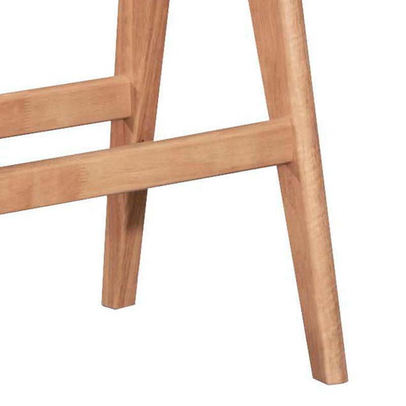 Masa de bar Winslow din lemn de arbore de cauciuc, nuc, 120x45x100 cm