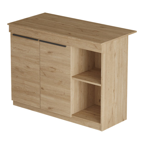 Masa de bucatarie-sic, Natural, 120x60x88 cm