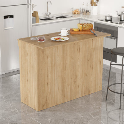 Masa de bucatarie-sic, Natural, 120x60x88 cm, detaliu produs