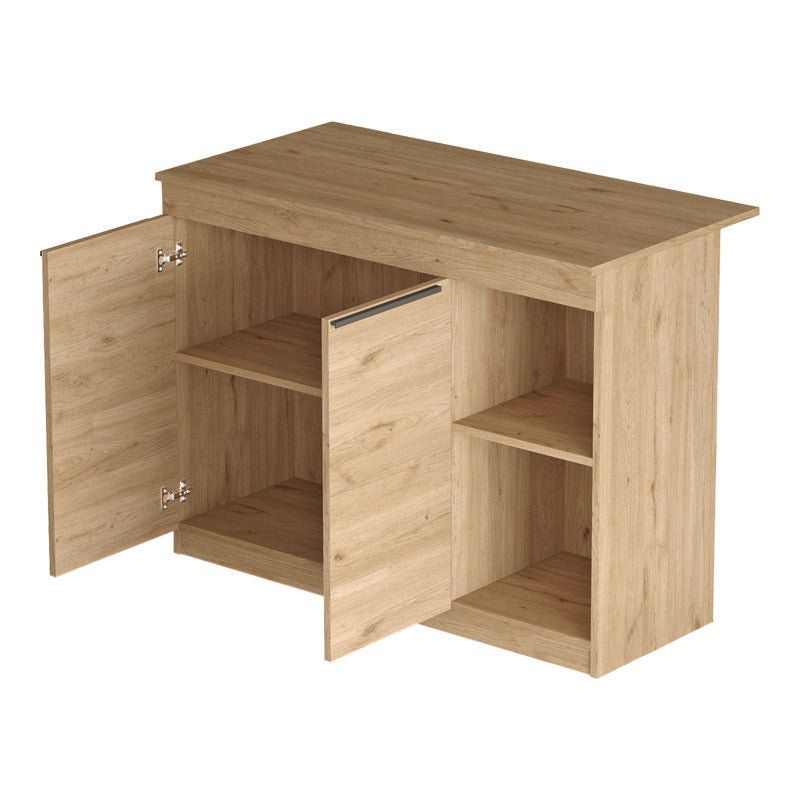 Masa de bucatarie-sic, Natural, 120x60x88 cm, perspectiva suplimentara