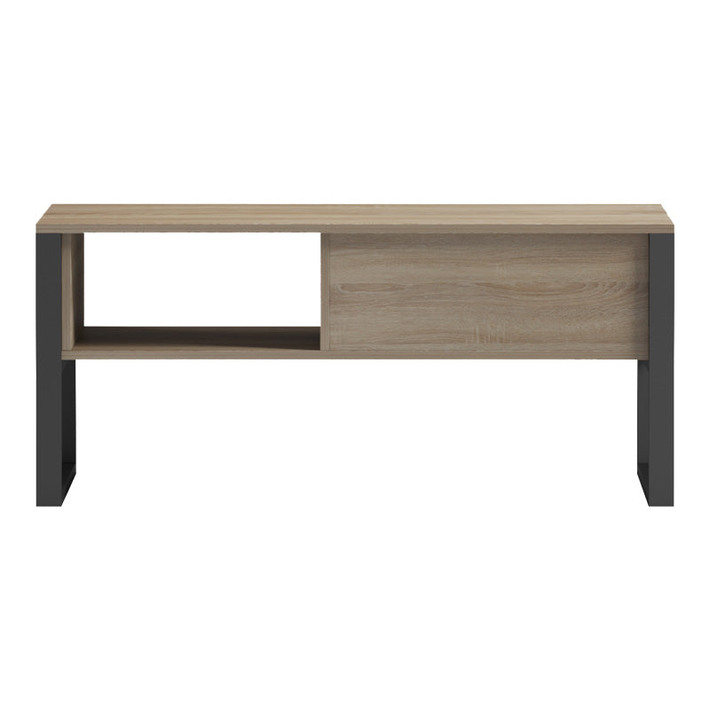 Masa de cafea Bendon, Pal melaminat si metal, 100x60x45 cm - Sonoma-Negru