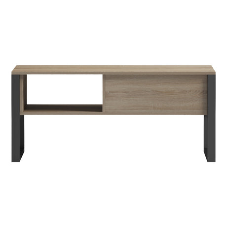 Masa de cafea Bendon, stil sonoma-negru/metal, 100x60x44 cm