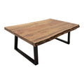Masa de cafea Boho Miles, Lemn de salcam, Natural, 115x60x45 cm, perspectiva suplimentara
