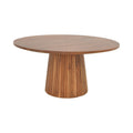 Masa de cafea Canicule II, lemn de acacia solid, nuanta, nuc, 80x40 cm, imagine suplimentara