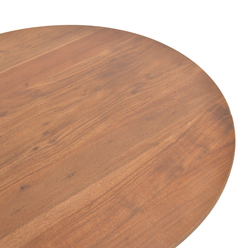 Masa de cafea Canicule II, lemn de acacia solid, nuanta, nuc, 80x40 cm