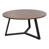 masuta de cafea Masa de cafea cu functie Berton, Lemn de Nuc și metal Negru, 80x40 cm