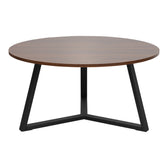 Masa de cafea cu functie Berton, Lemn de Nuc și metal, Negru, 80x40 cm, imagine suplimentara