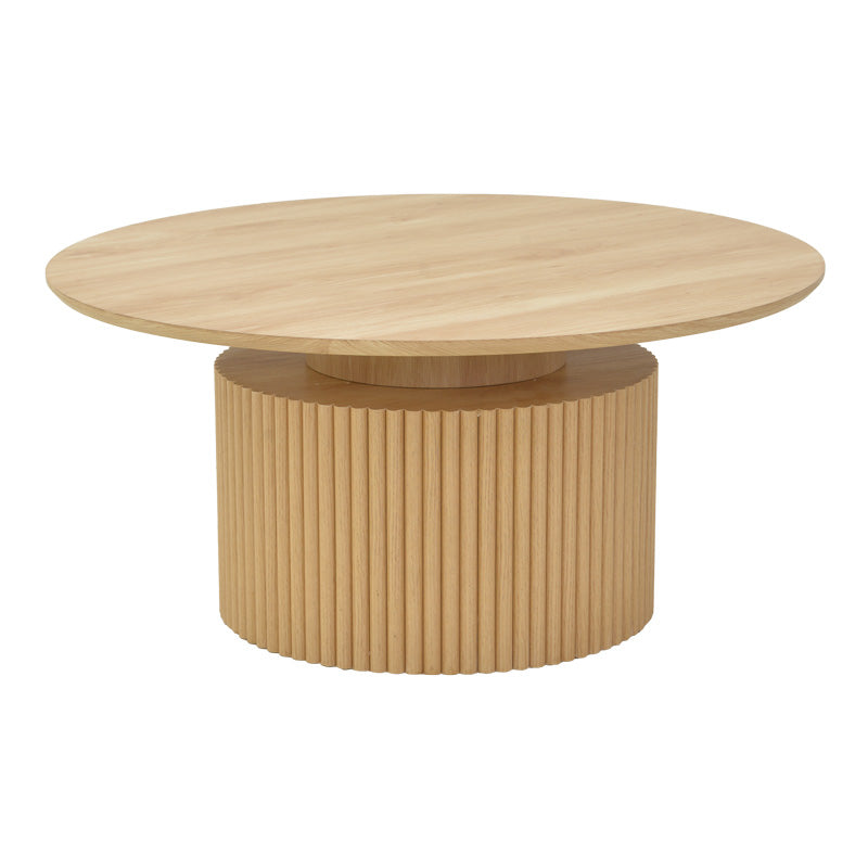 Masuta de cafea Opols, MDF, D90x42 cm - Natur