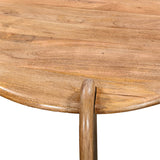 Masa de cafea Earten, Lemn de Acacia, Natur, 80x40 cm