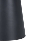 Set 2 mese de cafea Ginoze, Metal, 70x70x40 cm - Negru