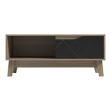 Masa de cafea Judas din marmura neagra-sonoma nuante, 90x45x38 cm