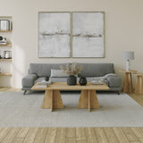 Masa de cafea Mushroom 2 Neostill, negru, Sapphire, Oak, 120x60 cm - Sapphire Oak