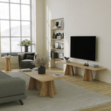 Masa de cafea Mushroom 2 Neostill, negru, Sapphire, Oak, 120x60 cm - Sapphire Oak