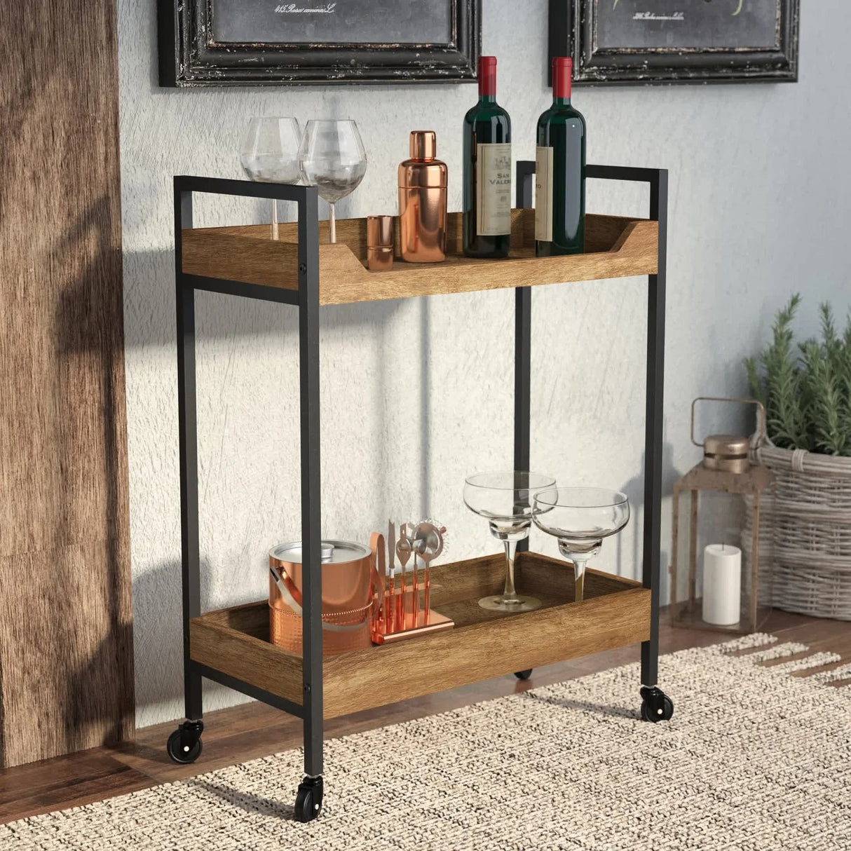 Masa de cafea Nova Nodeco, maro inchis - negru - maro deschis - negru, 80x40 cm - Light Brown
Black