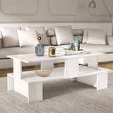 Masa de cafea Olly, nuc, 120x60x47 cm