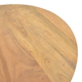 Masa de cafea Radiane Solid, design natural, lemn de acacia, 80x40 cm - Natur