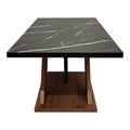 Masa de cafea Solange cu aspect de marmura neagra, Sonoma, 110x55x47 cm, foto produs 6