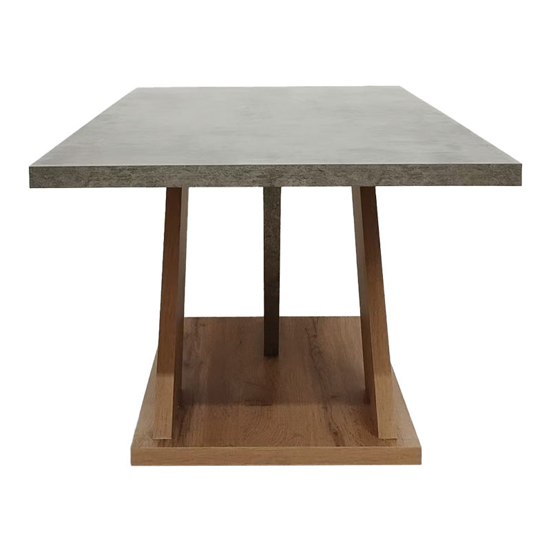 Masa de cafea Solange, Sonoma-Gri, 110x55x48 cm, detaliu produs