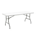 mobilier de gradina Masa de camping pliabila comerciala Aprilia granit alb 183x76x74cm