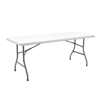 mobilier de gradina Masa de camping pliabila comerciala Aprilia granit alb 183x76x74cm