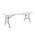 mobilier de gradina Masa de camping pliabila comerciala Aprilia granit alb 183x76x74cm