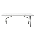 Masa de camping pliabila comerciala Aprilia granit, alb, 183x76x74 cm, perspectiva suplimentara
