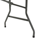Masa de camping pliabila comerciala Aprilia granit, alb, 183x76x74 cm