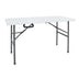 mobilier de gradina Masa de camping pliabila comerciala Rodeo cu rama metalica Alb 122x60x74cm