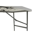 Masa de camping pliabila comerciala Rodeo cu rama metalica, Alb, 122x60x74 cm, foto produs 7