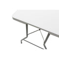 Masa de camping pliabila comerciala Rodeo rama metalica, Alb, 152x60x74 cm, foto produs 7