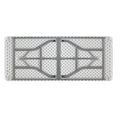 Masa de camping pliabila profesionala Rodeo cadru metalic, alba, 240x76x74 cm, detaliu produs