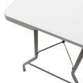 Masa de camping pliabila profesionala Rodeo cadru metalic, alba, 240x76x74 cm, foto produs 6