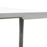 Masa de camping pliabila profesionala Rodeo cadru metalic, alba, 240x76x74 cm, foto produs 7