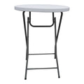 masa dining Masă de catering pliabilă, Alb, Plastic, 81x110 cm