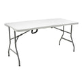 mobilier de gradina Masa de catering profesionala Rodeo pliabila granit alb 183x76x74