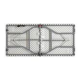 Masa de catering profesionala Rodeo pliabila granit, alb, 183x76x74 cm, perspectiva suplimentara