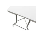 Masa de catering profesionala Rodeo pliabila granit, alb, 183x76x74 cm, foto produs 7