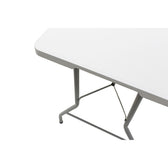 Masa de catering profesionala Rodeo pliabila granit, alb, 183x76x74 cm, foto produs 7