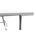 Masa de catering profesionala Rodeo pliabila granit, alb, 183x76x74 cm, foto produs 8