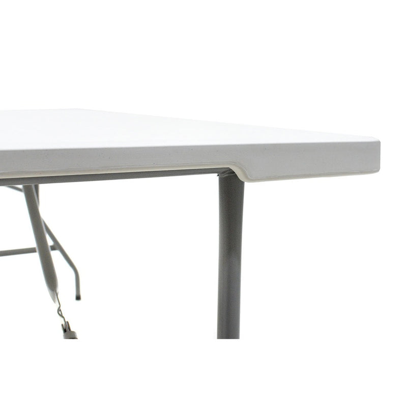 Masa de catering profesionala Rodeo pliabila granit, alb, 183x76x74 cm, foto produs 8