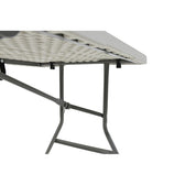 Masa de catering profesionala Rodeo pliabila granit, alb, 183x76x74 cm, foto produs 9