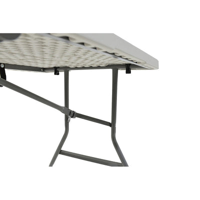 Masa de catering profesionala Rodeo pliabila granit, alb, 183x76x74 cm, foto produs 9