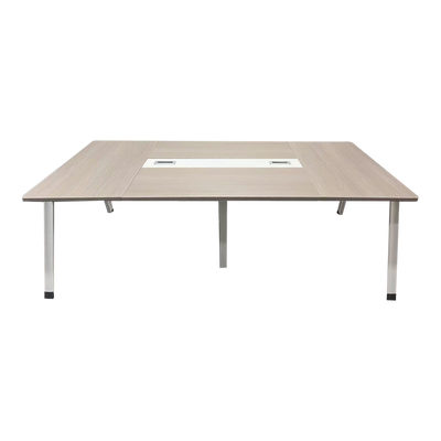 Masa de conferinta Armadi, Gri-Alb, 240x120x75 cm, detaliu produs