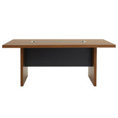 Masa de conferinta Oscar 5cm, nuc - antracit, 200x100x76 cm, foto produs 6