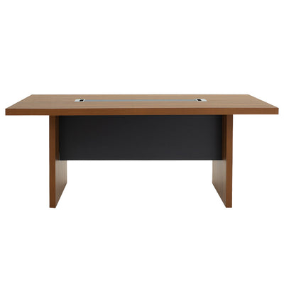 Masa de conferinta Oscar 5cm, nuc - antracit, 200x100x76 cm, foto produs 6