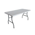 Masa de conferinte de gradina Aprilia Alb 152x76x74 cm